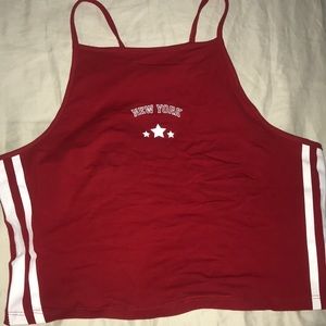 New York crop top